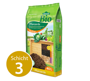 DEHNER BIO HOCHBEET-PFLANZERDE, 40 Liter