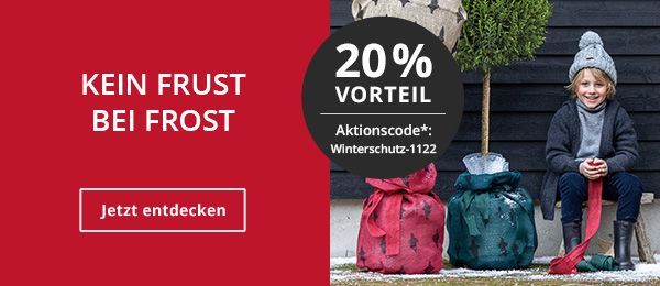 Aktion: 20 % auf Winterschutz
