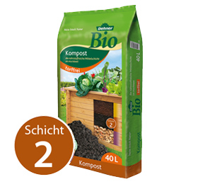 DEHNER BIO HOCHBEET-KOMPOST, 40 Liter