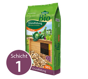 DEHNER BIO HOCHBEET-GRUNDFÜLLUNG, 50 Liter
