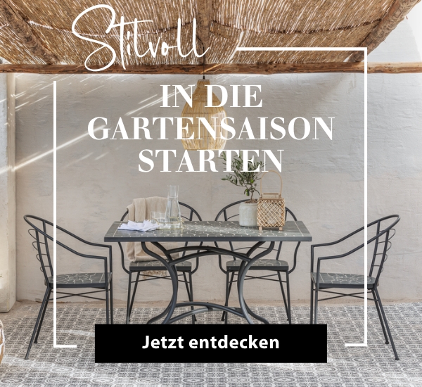 Stilvolle Gartenmöbel für den Start in die Saison