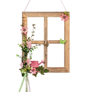 Dehner Deko-Fenster mit Gießkanne